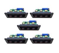Rfeeuubft 5X Digital Power Amplifier Board Stereo Amp NS4110B Sound Amplifier 2X20W HIFI Amplificador Treble Bass Tone, with Panel
