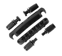 Rfeeuubft 6 String LP Guitar Bridge for Electric Guitar Premium Quality Replacement Black