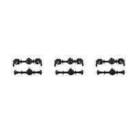 Rfeeuubft 6Pcs Metal Gear Front & Rear Axle Bridge Replacement for B1 B14 B24 C14 C24 C34 C44 1/16 RC Car Spare Parts