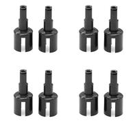 Rfeeuubft 8Pcs Steel Joint Cup Cup 300054477 for TT01 TT02 TT01D TT01E DF-02 M05 M06 1/10 RC Car Upgrade Parts