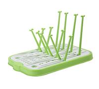 Rfeeuubft Baby Feeding Bottles Drying Rack Tree Shape Infant Nipple Storage Shelf Multifunction Kids Drainer Shelf Holder - Green