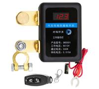Rfeeuubft DC 12V Remote Battery Disconnect Switch 260A Automatic Power Shut Off Switch Car Remote Battery Cut Off Switch