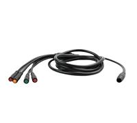 Rfeeuubft Electric Bicycle Cable 1 to 4 Wiring Harness Main Cable Waterproof Connector for Electric Bike Throttle LCD Brake