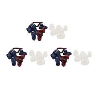 Rfeeuubft Guitar Kit Includes 24 Pieces Guitar Thumb and Finger Picks (Metal and Blue Celluloid), 15 Pieces Clear