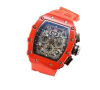 Rfeeuubft Luxury Mechanical Style Men's Watch Waterproof 6 Needle Run Second Watch Wine Shaped Quartz Watch 6