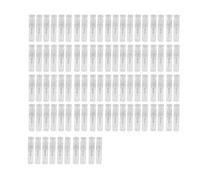 Rfeeuubft Mini Transparent Bottle in 2 ml Perfume Empty Bottle for Samples Suitable for Travel Parties 90 Pieces