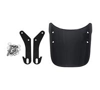 Rfeeuubft Motorcycle Windshields,Headlight Fairing Universal Windscreen W/Mount Bracket Fit 5 to 7inch Round Headlights,for Chopper Cruiser(Smoke)