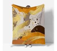 RFFLUX Boho Throw Blankets 100x130 cm Soft Warm Cozy Microfiber Fleece Flannel Abstract Aesthetic Blanket Sofa Lightweight Summer Machine Washable Bedspread for Bed Couch（Style 226-6）