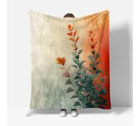 RFFLUX Boho Throw Blankets 180x220 cm Soft Warm Cozy Microfiber Fleece Flannel Abstract Aesthetic Blanket Sofa Lightweight Summer Machine Washable Bedspread for Bed Couch（Style 229-12）