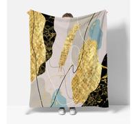 RFFLUX Boho Throw Blankets 220x240 cm Soft Warm Cozy Microfiber Fleece Flannel Abstract Aesthetic Blanket Sofa Lightweight Summer Machine Washable Bedspread for Bed Couch（Style 230-14）