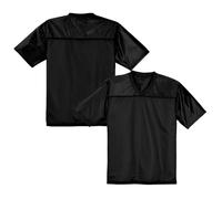 Rffov Blank Football Jerseys for Men, Plain Practice Sports Uniform Tops Youth Athletic Shirt Women White Black Red Pink Navy S-4XL, Black, M