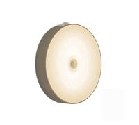 RFGTHY LED Smart Human Body Sensor Night Lights Emergency Automatic Lighting USB Charging Wireless Magentic Suction LED Cabinet Lights Easy installation(Warm light,5PCS)