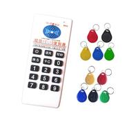 RFID 125khz ID 13.56mhz IC Copier Reader Writer for EM4305 T5577 UID Changeable Tag+5pcs T5577 125khz keyfobs and 5pcs uid 13.56mhz Changeable keyfobs