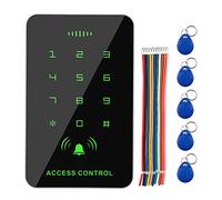 RFID Access Control Card Reader, Door Lock Opener, Access Controller, Password with 5 Key Tag