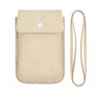 RFID Blocking Bra Wallet, Hidden Travel Pouch for Women - Adjustable Elastic Strap, Secret Money Holder for Credit Cards, Passport & Valuables