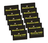 RFID Blocking Card - 12Pcs Credit Card Protector, Force Field Max Card Protector, Credit Card Holder Rfid Blocking, Ultra Thin Anti Theft Credit Card Protector, Anti-Theft Contactless NFC Blocker
