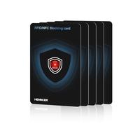 RFID Blocking Card Set Credit Card Protector For Wallets Passport Shield & Nfc Blocking Device Anti-Skimming Protection For Debit Id & Emf Cards Travel For Men/Women With Effect Indicator Light, Blue