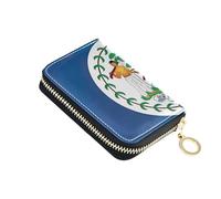 RFID Blocking Credit Card Wallets Small Womens Wallets Zip Around Coin Purse Pouch with Zipper Belize Flag