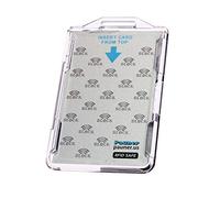 RFID Blocking ID Badge Holder RFID Safe CAC Card Protector id Holder for 2 Cards for twic Card piv Credentials hspd 12 fed id Card lincpass Smart Card (1)