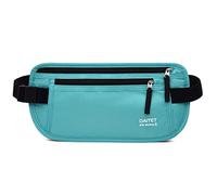 RFID Blocking Money Belt for Men Women, Slim Fanny Pack for Travel，Running,Conceal Waist Wallet for Passport Holder,Phone,Cash(Mint Green)