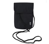 RFID Blocking Neck Pouch, Passport Holder Neck Wallet, Anti-Theft Travel Document Chest Pocket, Neck Document Organiser Bag, Waterproof Travel Wallet with Adjustable Neck Strap for Cash Credit Cards