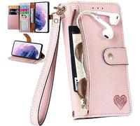 RFID Blocking Wallet Case for Oppo A6s Pro 5G, Zipper Pocket and Card Slot Magnetic Cover for Oppo A6s Pro 5G-02