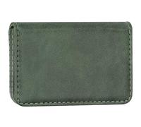 RFID Blocking Wallet - Minimalist Leather Business Credit Card Holder, 12-Green, S, Slim