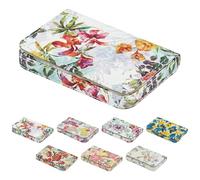 RFID Blocking Wallet - Minimalist Leather Business Credit Card Holder, Deep Pink, Small