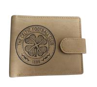 RFID Celtic FC tan Leather Wallet in Grey Velvet Presentation Bag