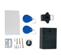 RFID Digital Lock for Furniture-, No Drill Installation, Key Card Access A