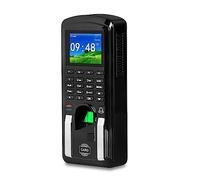 RFID Fingerprint Access Control IP Biometric Time Attendance System Machine Employee Check-in Recorder 2.4inch(Color:Black)