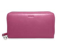 RFID Leather Double Zip Wallet - Large Capacity Ladies Purse for Phone & Cards | Luxury Real Leather | SADDLER