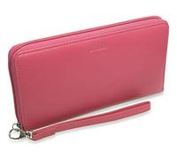 RFID Leather Double Zip Wallet - Large Capacity Ladies Purse for Phone & Cards | Luxury Real Leather | SADDLER