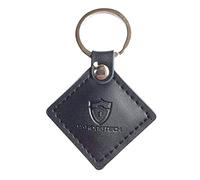 RFID Leather Tag 125khz EM4100 Black Read Only Key for Door entry -2pcs)