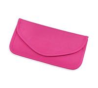 RFID Rose Red Signal Blocking Bag, RFID Signal Shielding Pouch Wallet Case for Cell Phone Privacy Protection and Car Key 7.68x4.33 Inch
