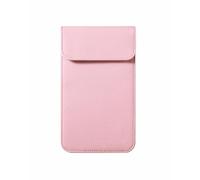 RFID Signal Blocker Faraday Pouch for Car Keys, Premium PU Leather, Jammer for Keyless Entry, Relay Attack Prevention, PLUS SIZE (XL - Pink)