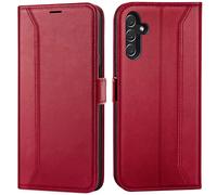 RFID Wallet Cover for Samsung Galaxy A34 5G Flip Case, Leather, Qi