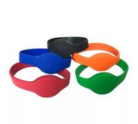 RFID Wristband 125khz EM4100 TK4100 Read only silicone waterproof -5pcs (orange)