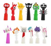 RFJYGWQM 12pcs Rhythm Box Toy Figures For Kids, Rhythm Box Action Figures, Cartoon Figures, Action Figures Statue, For Boys And Girls Ages 3+, Durable, And Fun, The For Games Fan