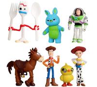 RFJYGWQM Story Figure Toys 7Pcs Story Figures Set, Story Cake Toppers Cute Collection Ornament Cartoon Cake Toppers Home Office Decoration Cartoon Animation Model Doll Gifts For Fan