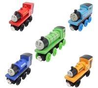 RFJYGWQM Train Vehicle Set 5PCS Mini Pull Cars Train Cars Toy Mini Play Vehicle Collectable Model Kids Boys Girls and Movie Fans Birthday