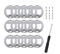 rflaueo 15pcs Bottle Opener Insert Kit, Stainless Steel, DIY Bottle Opener Hardware with Screws and Screwdriver, Resin Molds, Crafts Making