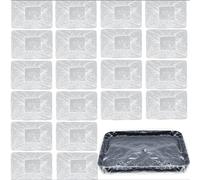 rflaueo 20pcs 18in Paint Tray Liners plastic paint roller tray liners for Walls and Ceilings Painting DIY Projects(U355-20)