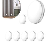 rflaueo 6 Pairs Magnetic Curtain Weights Plastic Covered Heavy Duty No Sew Shower Curtain Magnets Bottom Drapery Weight For Outdoor Curtains Tablecloth To Stop From Blowing(U95-6)