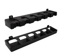 rflaueo 6 Pool Cue Holder Wall Mounted Pool Cue Rack Cue Wall Rack Pool Stick Holder Pool Table Rods Clip Accessories for Snooker Games Bar Club Billiard Player(U174-1)