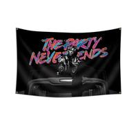 RFRDSPKG Juic Wrld Album Flag Tapestry Rapper Wall Tapestry Room Aesthetic Painting Bedroom Wall Hanging Tapestries Living Room Walls Decorative 150x90cm The Party Nevet Ends