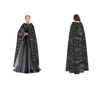 RFRZYGYBC Programmer Programming Code Printed Long Hooded Cloak Halloween Party for Women/Men, Carnival Costume Coats Halloween Hooded Cloak for Cosplay
