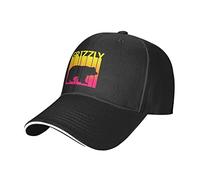 RFSHOP Bear Grizzly Retro Baseball Cap, Trucker Hats Vintage Cotton Dad Hat for Men Women Black