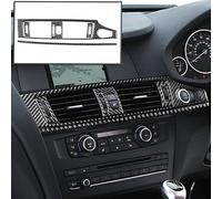 RFSHOP Car Interior Trim For BMW X3 F25 2011-2017 X4 F26 2014-2017 Accessories Carbon Fiber Interior Auto Air Conditioner Outlet Set Trim Car Styling Interior (Color : Black RHD)