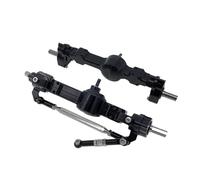 RFSHOP Drive Shaft Kit For MN D90 FJ45 MN40 MN45 MN90 MN91 MN96 MN99 MN99S MN98 Axle Assembly RC Car Spare Bridge Front Rear(Black)